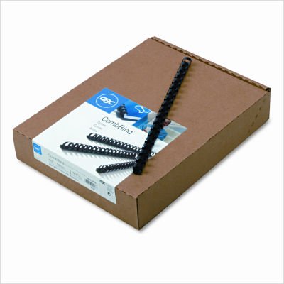 GBC CombBind Spines, 0.5 Inch, Navy Blue, 85-Sheet Capacity, 100 per Box (4012485)