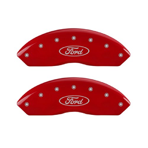 MGP Caliper Covers 10220SFRDRD Red Caliper Cover