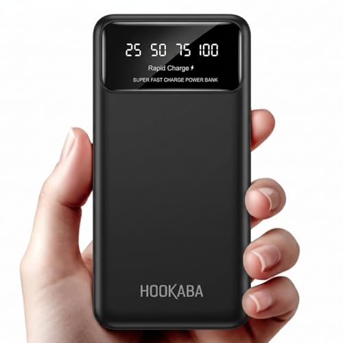 Image of Hookaba 10000mAh Power Bank 22W Fast Charge | Slim Portable Powerbank for Apple & Android | Type-C PD Fast Charging Mobile | Best Powerbank for Travel & Daily Use