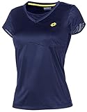  Lotto Sport Damen Kurzarm T-Shirt Nixia, Galaxy/Chick, XL