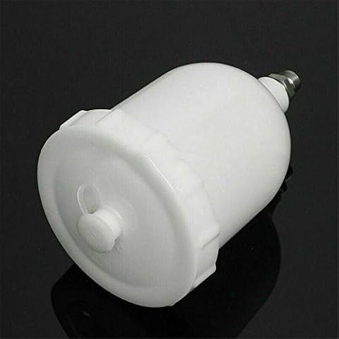 MACHSWON 600ml Spray Gun Pot Feed Air Spray Gun Cup Pot Plastic Air Feed Replacement for Paint Spray Gun Tool Compatible with GTI/TEKNA Pro Pri FLG Cover