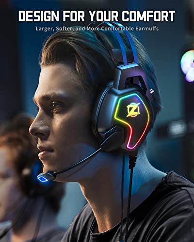 Ozeino ZW2 Gaming Headset For Xbox One Series X/S Ps5 thumb #1