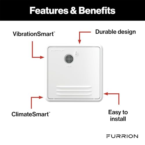 Image of Furrion 18.1 inch x 16.1 inch Black Retrofit Door for Tankless RV Water Heating System FWH41EA-BL-AM