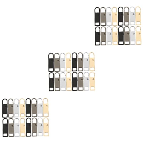 FAVOMOTO 48 Peças Aba De Puxar Do Zíper Substituição De Abas De Zíper Consertar Puxador De Zíper Fec