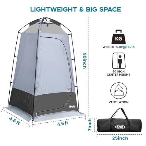 Image of Shower Tent, Outdoor Camping Privacy Shelter-Dressing Changing Room-Portable Toilet Tent for Hiking Sun Shelter Picnic Fishing