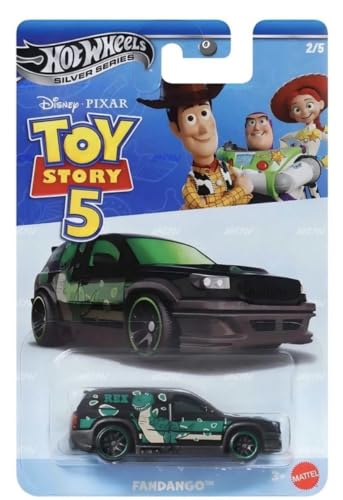 Image of Hot Wheels Fandango Toy Car, Entertainment-Themed 1:64 Scale Vehicle with Enhanced Deco, Exclusive Wheels & Collectible Packaging (Styles May Vary)