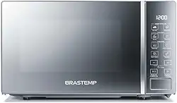 Micro-Ondas 20 L - Bms20Arana, Inox, 110 Volts, Brastemp