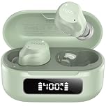 TOZO NC9 Hybrid Active Noise Cancelling Earbuds for Travel Work Calls, 45dB ANC Wireless Earbuds, 6-Mic ENC for Clear Calls, Deep Bass 60H Playtime IPX8 Bluetooth 5.3 Ear Buds with App for Custom EQ