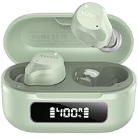 TOZO NC9 Hybrid Active Noise Cancelling Earbuds for Travel Work Calls, 45dB ANC Wireless Earbuds, 6-Mic ENC for Clear Calls, Deep Bass 60H Playtime IPX8 Bluetooth 5.3 Ear Buds with App for Custom EQ