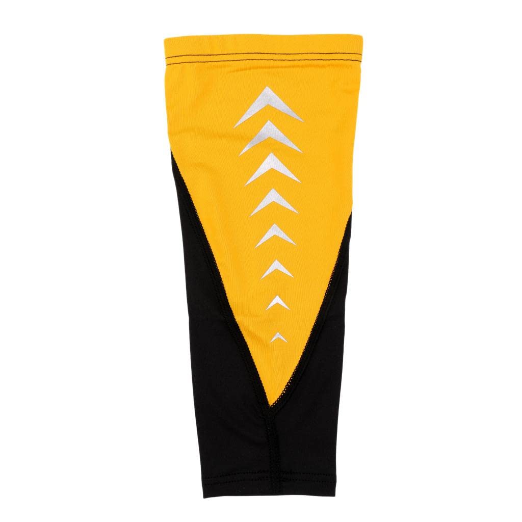 Enakshi® Running Compression Leg Sleeves Leg Stretch Socks L Orange and Black|Sporting Goods | Fitness Running & Yoga | Clothing & Accessories | Support & Protective Gear-image-48