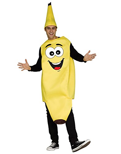 Fun World Men's Funny Banana Costume, Multi, Standard