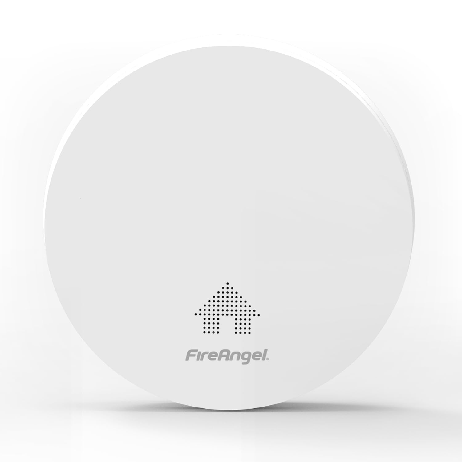 FireAngel Detector de Humo Óptico Ultrafino FA6629S - Alarma de Incendios para Hogar con Batería de 10 Años de Duración - 115 mm x 23.5 mm