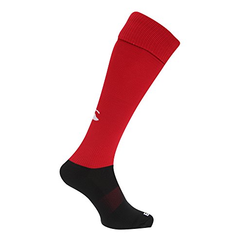Canterbury Mens Playing Rugby Sport Socks (12-14 US) (Red)