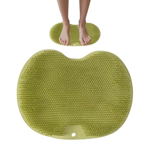 Depurador de pies de ducha, almohadilla de silicona para la parte posterior, limpiador de pies para ducha, para bañera, piso, spa, hogar, gimnasio, viajes, relajación diaria