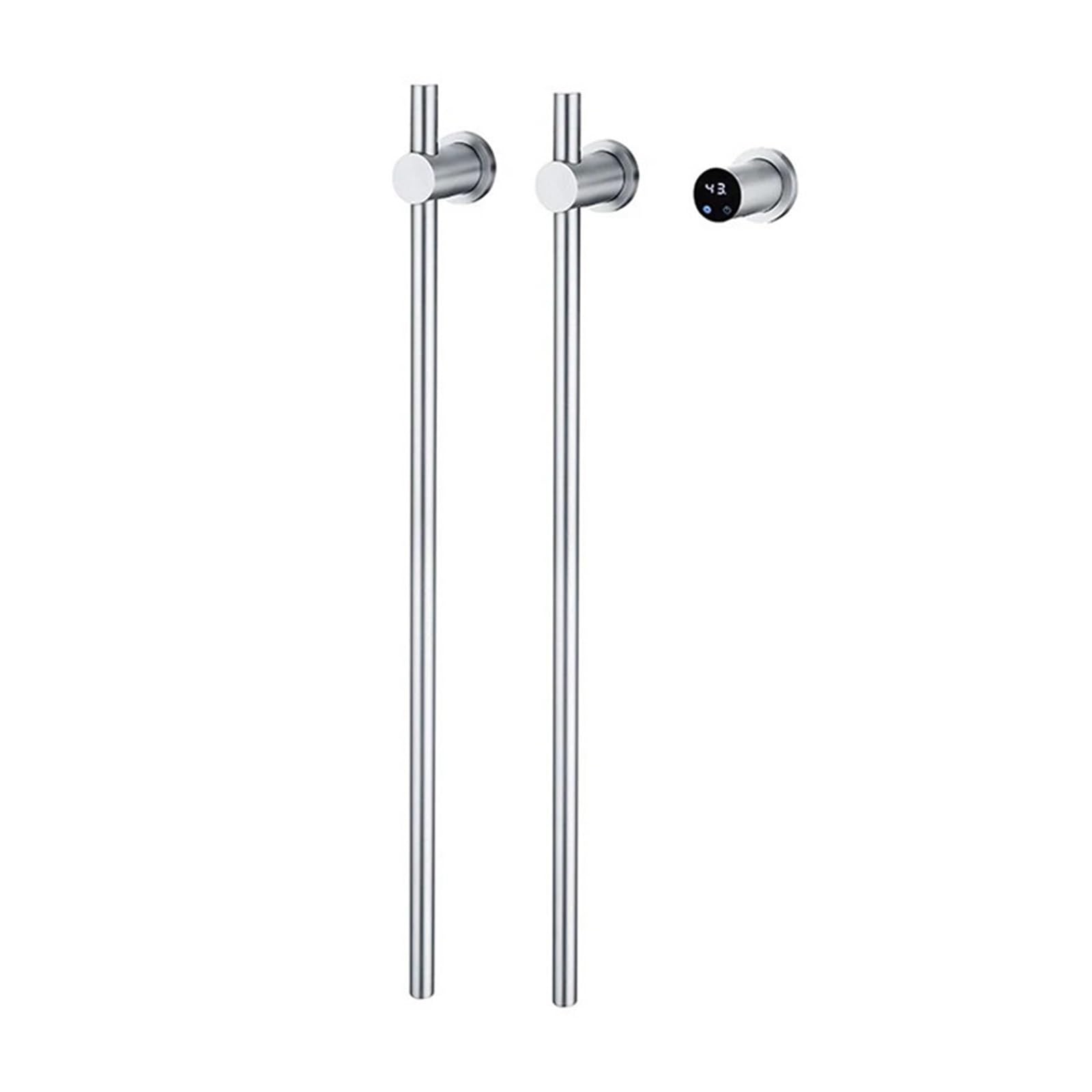 Porte-serviettes chauffant électrique pour salle de bain moderne et épurée