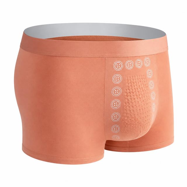 Men's Boxer Briefs Mid-Rise Breathable Polyester Underwear, Pink-picture-19
