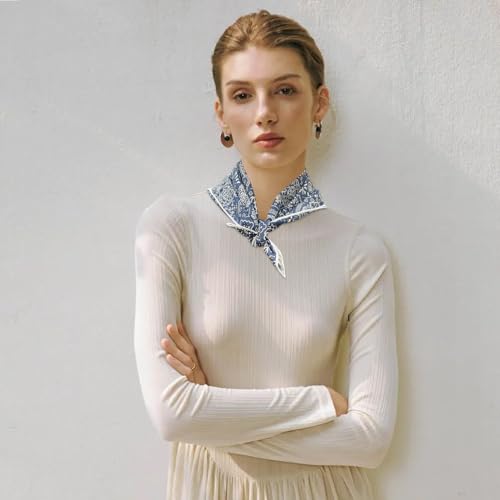 Soft Fashion Scarf for Women Lightweight Neck Tie Versatile Hairband and Purse Accessory Stylish and Comfortable