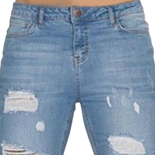 Maiyifu-GJ Men's Ripped Skinny Jeans Stretch Slim Fit Jeans Distressed Destroyed Straight Leg Denim Pants for Men3