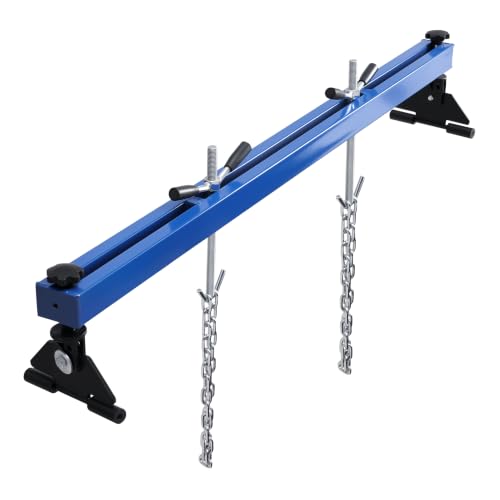 WilTec Pont Moteur Boite à Vitesse 500 kg Max. Bleu – Barre Traverse Garde-Boue – Support Moteur – Poutre de Levage Moteur – Hauteur Levage 20 cm –...