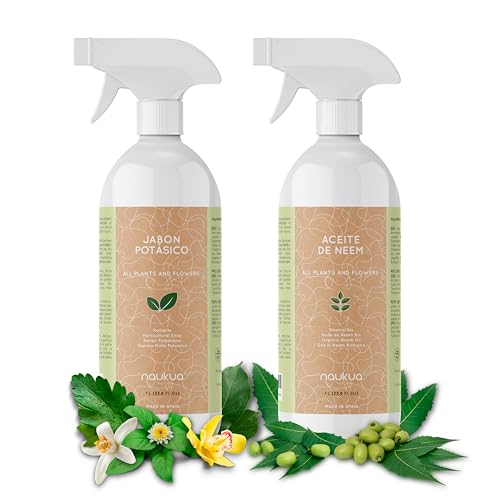 naukua Pack Jabón Potásico más Aceite de Neem Ecológico 100% Natu...