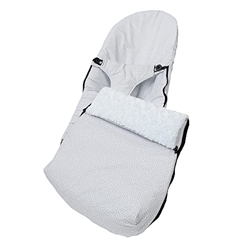 Miniatura 2 de Funda Saco Para Hamaca Babybjörn Balance Soft Sustituye Tapicería Original , Hipoalergénica, Hipersuave, Transpirable. Algodón Orgánico Celeste