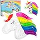 Joycabin Farbsortierspiel, Squeezable Farben Sortieren Spielzeug, Fidget Toys, Einhorn Anti Stress Sensorik Toy Montessori Spielzeug für ADHS und Autismus zum Zählen Sortieren Farben Lernen