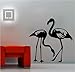 (40 x 40 cm) diseño de flamenco de vinilo adhesivo decorativo para pared de pareja de pájaros/Tropical pájaro de silueta de amor romántico lámina de decoración de vinilo / + DIY de tela y calcomanías para tartas con diseño de disco duro portátil de al azar! Vinilo adhesivo decorativo para pared de flamenco de pareja de pájaros/Tropical pájaro de silueta de amor romántico lámina de decoración de vinilo/DIY de tela + regalo decorativa y calcomanías para tartas gama de papel libre de al azar!