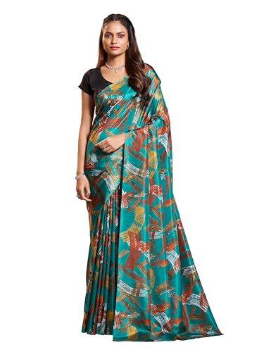 Image of Garden Vareli Art Silk Abstract Print Saree