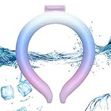 Cooling Neck Wraps, GuardWee Neck Cooling Tube Reusable Ice Neck Coolers for Hot Weather - Wearable Ice Collar Keep Cool in The Heat, Neck Ice Pack Neck Cooling Ice Ring for Indoor/Outdoor (Pink) -  SHANGHAI BING FAN INDUSTRIAL CO.,LTD.