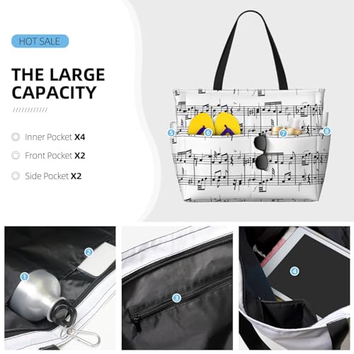 Sac de plage notes de musique pour ne plus manquer de place - 4