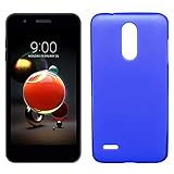 Mb Accesorios Funda Carcasa Gel Azul para LG K9/K8 2018, Ultra Fina 0,33mm, Silicona TPU de Alta Resistencia y Flexibilidad