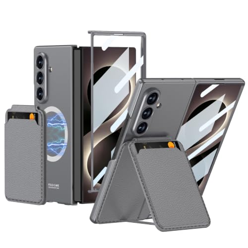 Coque Samsung Galaxy Z Fold8 Ultra Gris avec protège-écran et porte-cartes