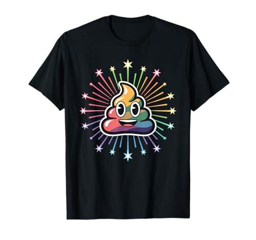Rainbow Poop Emoticon Costume Halloween T-Shirt