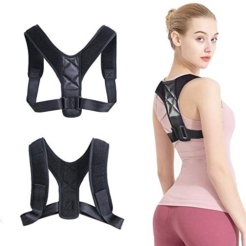 Cinto de Ajustável,Corretor de Postura para Homens e Mulheres, Corretor de Postura Confortável Supor