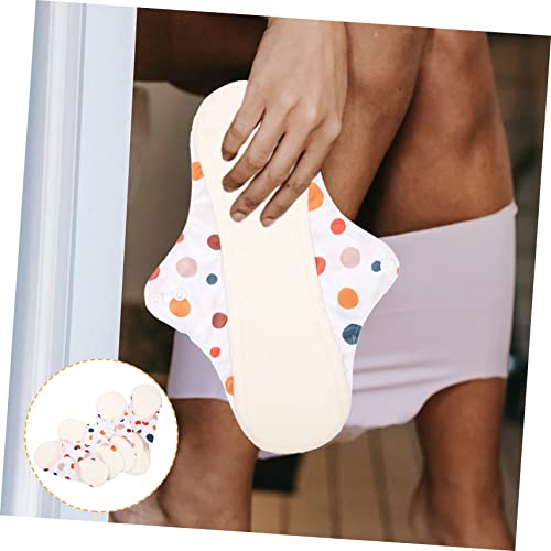 Orfofe 4Pcs Woman Menstrual Pad Female Menstrual Pads Portable Menstrual Pads Pad Napkin Fiber Bamboo Charcoal Absorb Water Girl Reusable Pads Reusable Pads #TOP1