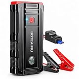 Arrancador de Coches 3000A 12V Arrancador de Baterias de Coche(hasta 8,5 L de Gas o 6,5 L de Diésel) Arrancador portatil de batería Externa USB y Linterna LED