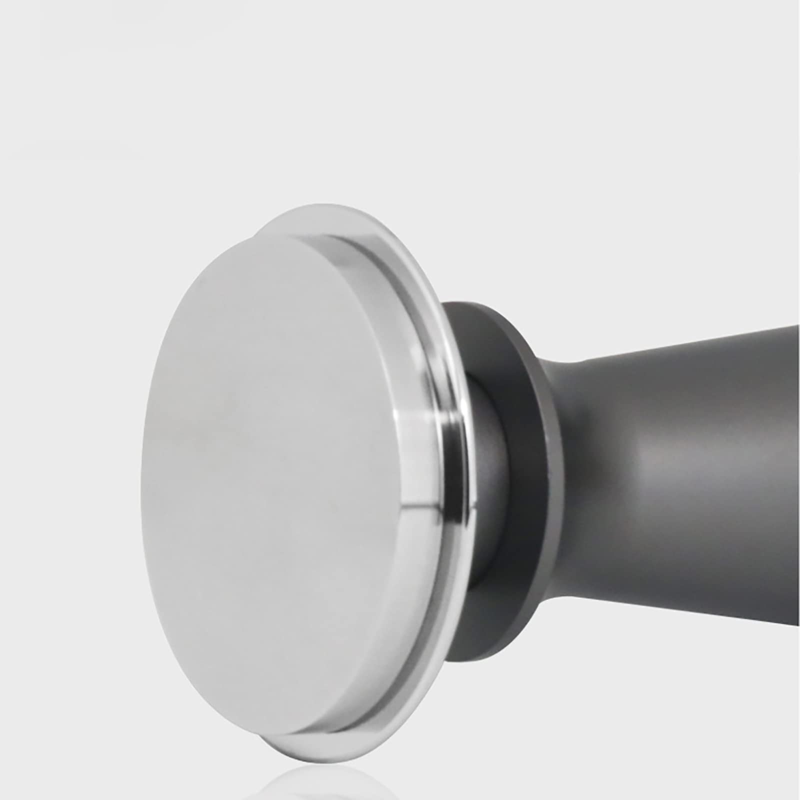 Café Tamper Presiona elástica Café de café primavera presión constante acero inoxidable Espresso Prensador(Schwarz,58mm)