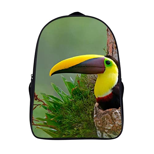 Sac à dos Toucan unisexe pour ados et enfants idéal pour l'école et voyage 40x28x16cm