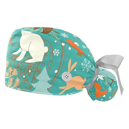 Chapeaux bouffants de travail et casquettes ajustables d'hiver