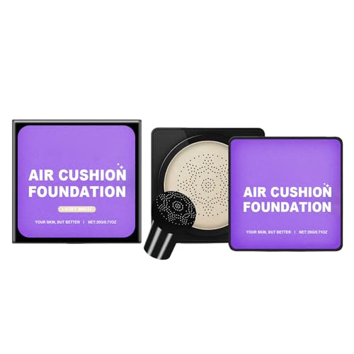 shpuuyy Base de Maquillaje en Cushion Hidratante | Corrector | Hidratante Acabado Natural Impermeable Duradero Para Mujeres Y Jóvenes