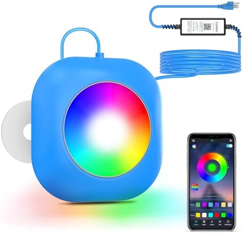 LyLmLe LED Pool Lights for Above Ground with APP Control, 20W Sma...