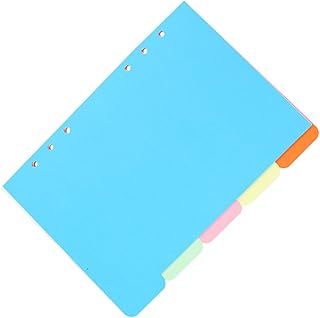 Abaodam 20 Peças Etiqueta De Papel De Índice Abas Da Bíblia Pasta De Livro De Receitas Fichário De Livro De Receitas Fichário Substituível Abas De Livro Etiquetas De Fichário De Papel