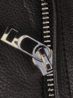 True Element Women's Zipper Front Quality Motorcycle Leather Vest for Female Biker's (Black, Sizes XS-3XL) - Image 6