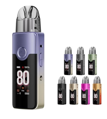 VOO POO VINCI E80 Pod B`E80 u[v[ System Kit 3000mAh 5ml dq^oR Vape xCv X^[^[Lbg jR`t[ (Purple-Gold Gradient)
