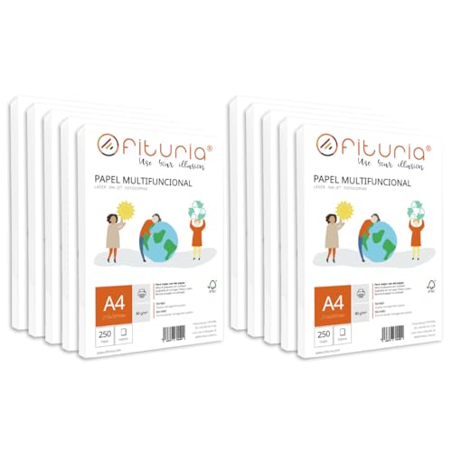 Papier multifonction A4 80g blanc Ofituria pour les cours et le travail