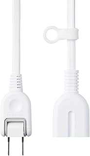 エレコム 電源タップ 延長コード 1m ほこり防止シャッター付き 極性対応 3ピンプラグ接続可能 ホワイト T-X01-2110WH