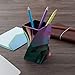 Zodaca [Wave Design] Stylish Wave Pen Pencil Holder Desktop Stationery Makeup Brush Organizer, Aurora