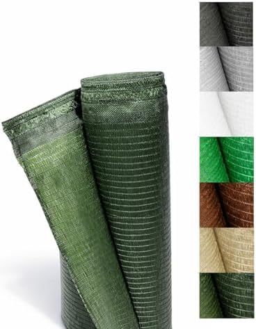 Jardin202 - Malla de Ocultación 110g/m² Premium | Sombreo y Privacidad para...