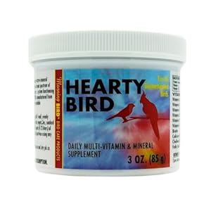 Morning Bird Hearty Bird Vitamin/Mineral Formula, Natural Human Grade Ingredients, Pesticide-Free, Daily Use, 3 oz