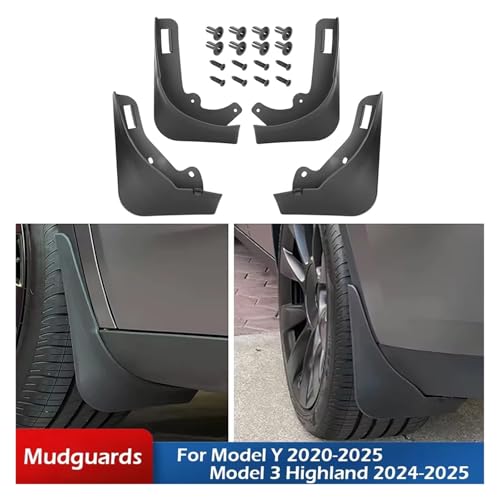 Garde-boue pour la boue d'aile Tesla Model Y Juniper抗冲击挡泥板 - 4